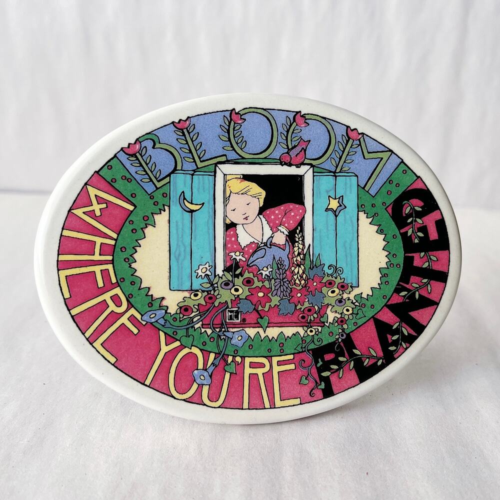 Bloom Where You're Planted Artwork Mary Engelbreit 1994